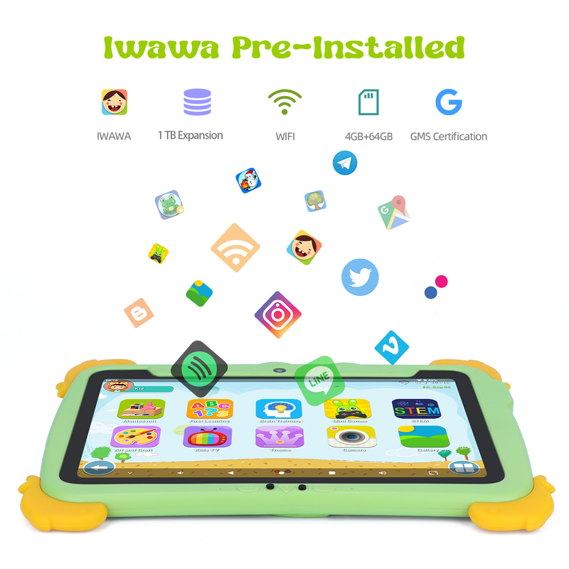 C Idea 10,1-Zoll Android Tablet 4GB RAM 64GB ROM Tablet Kidspad P1100