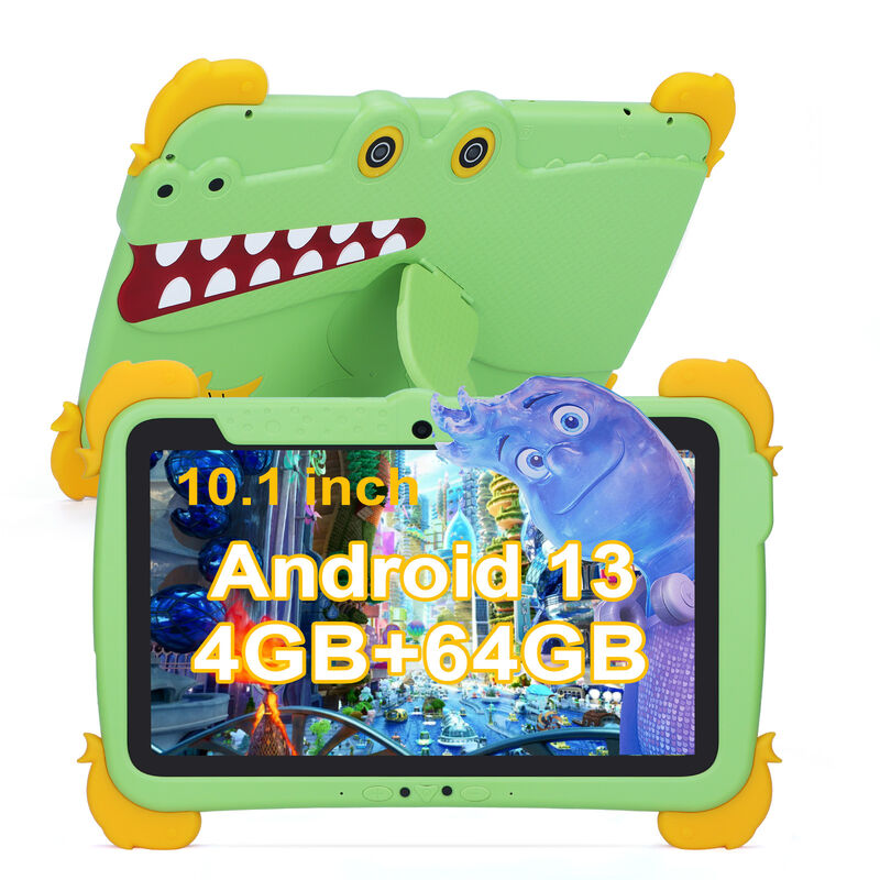 C Idea Kids Tab 10,1 Zoll Android 13 Tablet für Kinder 4 GB RAM 64 GB ROM Augenschutz Touchscreen für Kinder im Alter von 3-8 Jahren