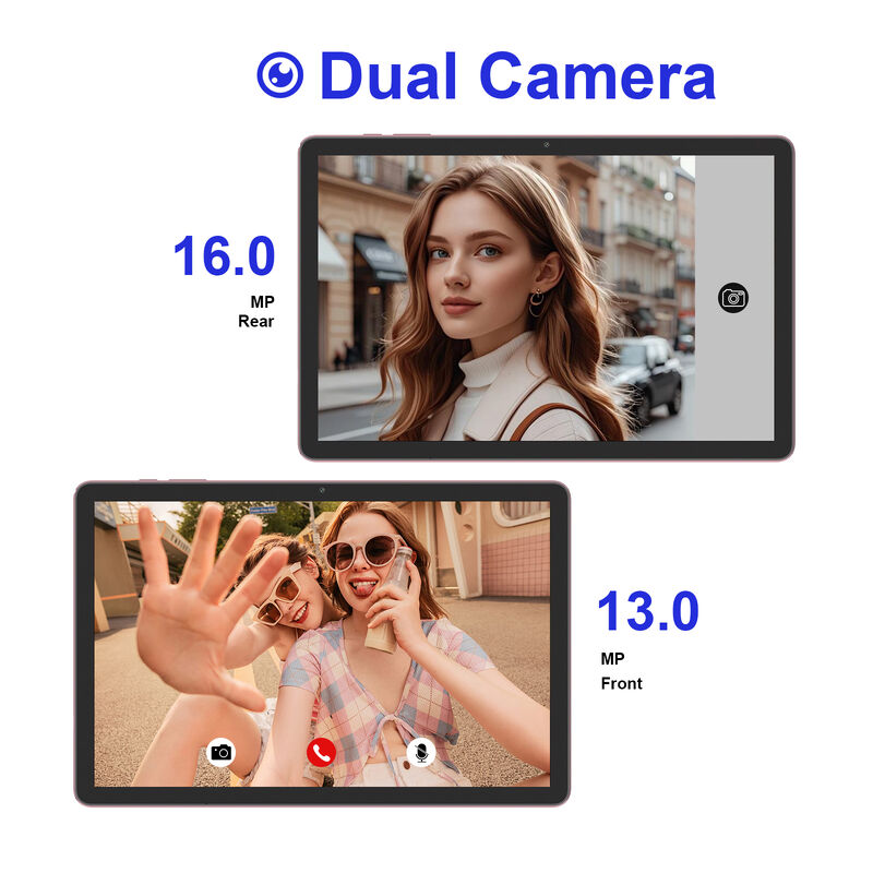 C Idea 10,95 Zoll Android Tablet Dual Camera Tablet Wi-Fi Kapazitätsbildschirm Tablet 8 GB RAM 1 TB ROM Tablet Geschäftsnutzung (Pink)