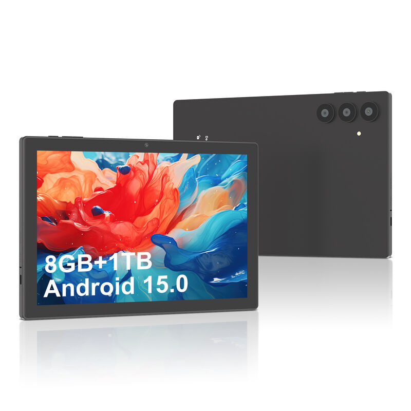 C Idea 10,1-Zoll-Tablet-PC, Dual-Kamera, WLAN, HD, kapazitive Bildschirmauflösung, 8 GB RAM, 1 TB ROM, für Unterhaltung und geschäftliche Nutzung (schwarz)