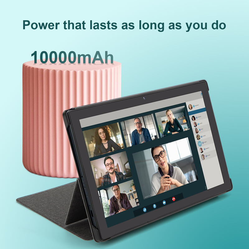 C Idea 10,1-Zoll-Tablet-PC, Dual-Kamera, WLAN, HD, kapazitive Bildschirmauflösung, 8 GB RAM, 1 TB ROM, für Unterhaltung und geschäftliche Nutzung (schwarz)