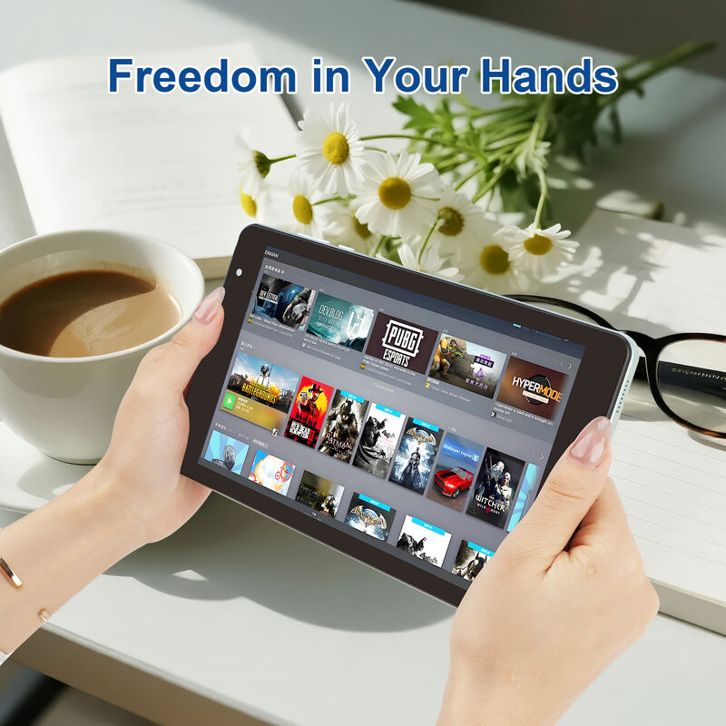 C Idea 8 Zoll WiFi Tablet mit Gehäuse 8+512 GB Speicher Octa Core Prozessor 1280x800 HD IPS Touchscreen CM826 Ultra Grün