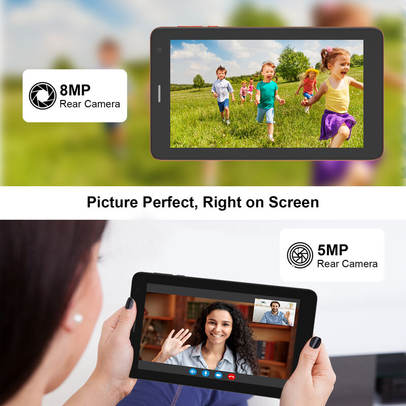 C Idea CM517 Air 7 Zoll Tablet PC Android 16 Qualcomm Prozessor HD Kapazitätsbildschirm mit Schutzdeckel